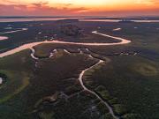 Aerial View of Horse Island and Privateer Creek