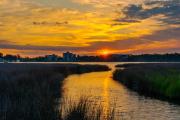 Sunrise over Horseshoe Bayou