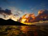 Sunrise over Cooper Island