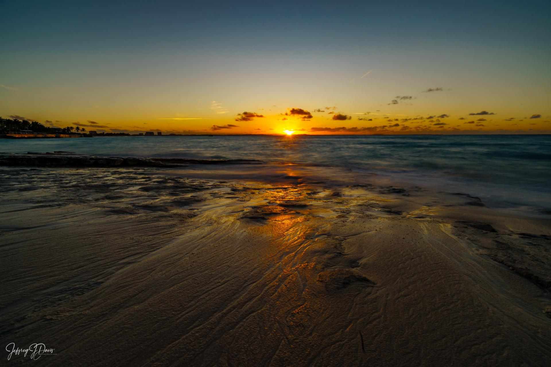 Sunset from Pelican Beach, Grace Bay, Turks and Caicos