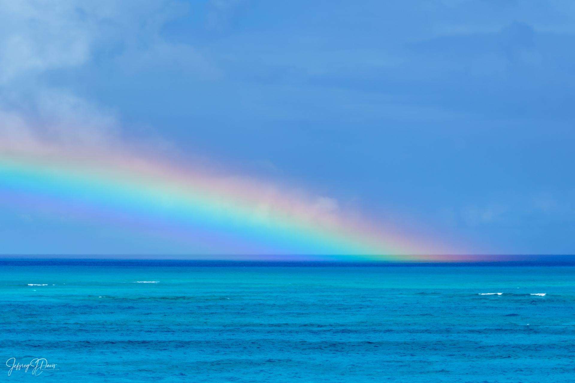 Rainbow over Grace Bay, Providenciales, Turks and Caicos