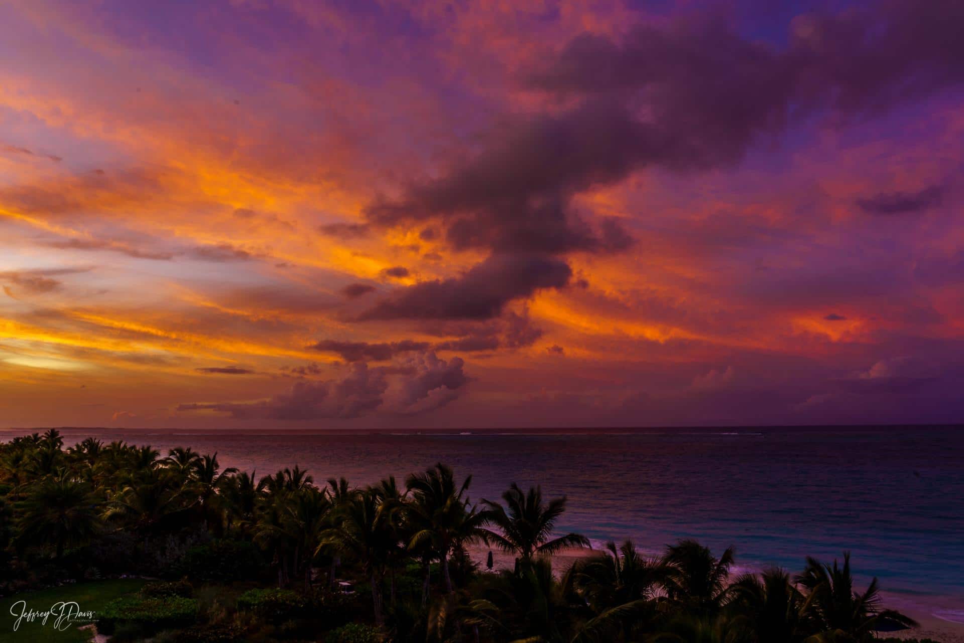 Sunrise over Grace Bay, Turks and Caicos