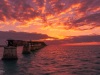 Sunrise over the Bahia Honda Overseas Railway Bridge, Florida Keys