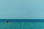 Kiteboarding On Long Bay, Providenciales, Turks and Caicos