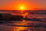 Sunset over Grace Bay, Pelican Beach, Providenciales, Turks and Caicos