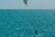 Kiteboarding On Long Bay, Providenciales, Turks and Caicos