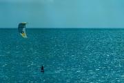 Kiteboarding On Long Bay, Providenciales, Turks and Caicos