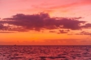 Sunrise Over Long Bay and the Wreck of the La Famille Express, Providenciales