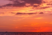 Sunrise Over Long Bay and the Wreck of the La Famille Express, Providenciales