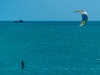 Kiteboarding On Long Bay, Providenciales, Turks and Caicos