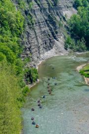 Letchworth State Park Genesee River, Cliffs and Waterfalls