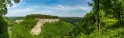 Genesee River Big Bend Panorama