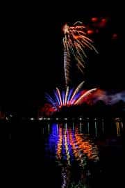 Fireworks over the Village of Baytowne Wharf